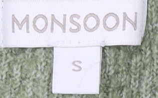 Womens UK Size S Monsoon Green Pullover Jumper