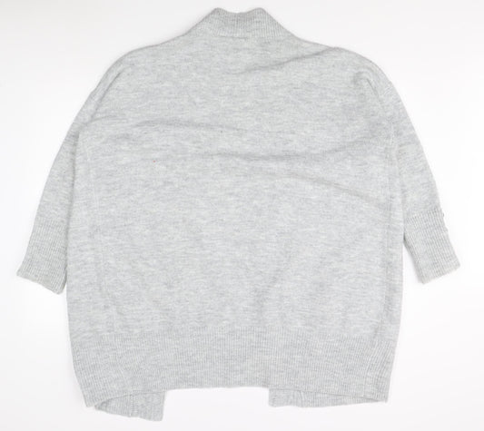 Womens UK Size M Wallis Grey Cardigan Jumper