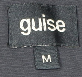 Mens UK Size M Guise Black Military Jacket