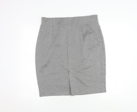 Marks and Spencer Women’s Black Check Pencil Skirt Size 16