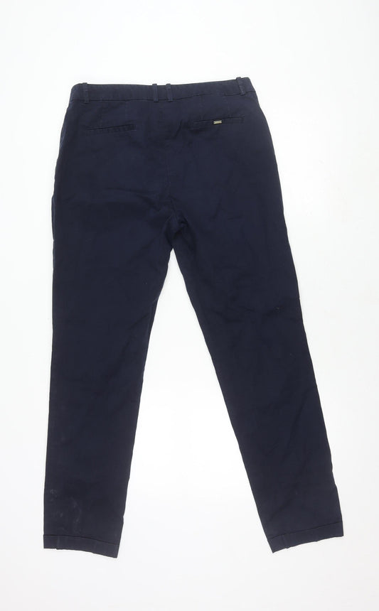 Esprit Men's Blue Chino Trousers L Regular Straight
