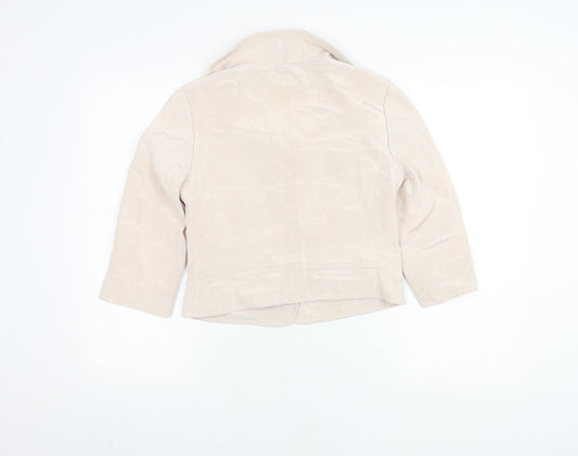 Wallis Beige Women's Blazer Size 10 Casual Spring