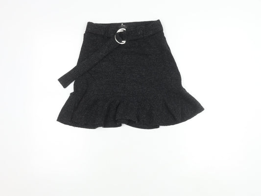 Womens UK Size 12 Bershka Flare Skirt