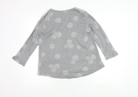 Womens UK Size 10 White Stuff Grey Basic Blouse