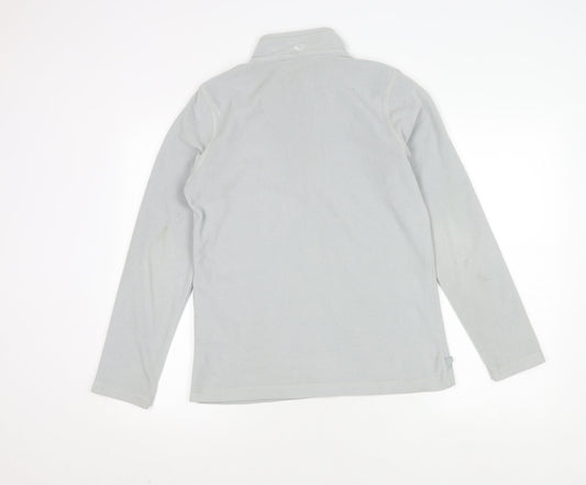 Regatta Women's Grey Full Zip Fleece Sweatshirt Size 10