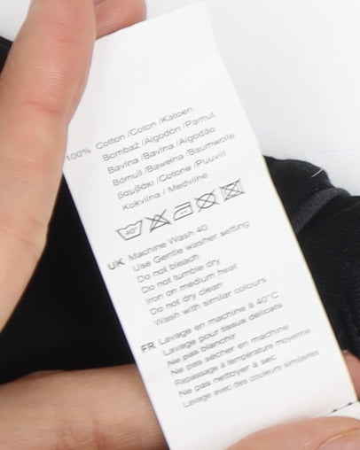 Slazenger Men's Black XL V-Neck Logo T-Shirt