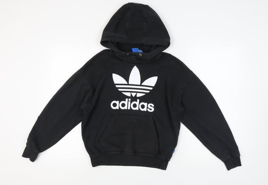 Additional front view of Adidas Women's Black Pullover Hoodie XS