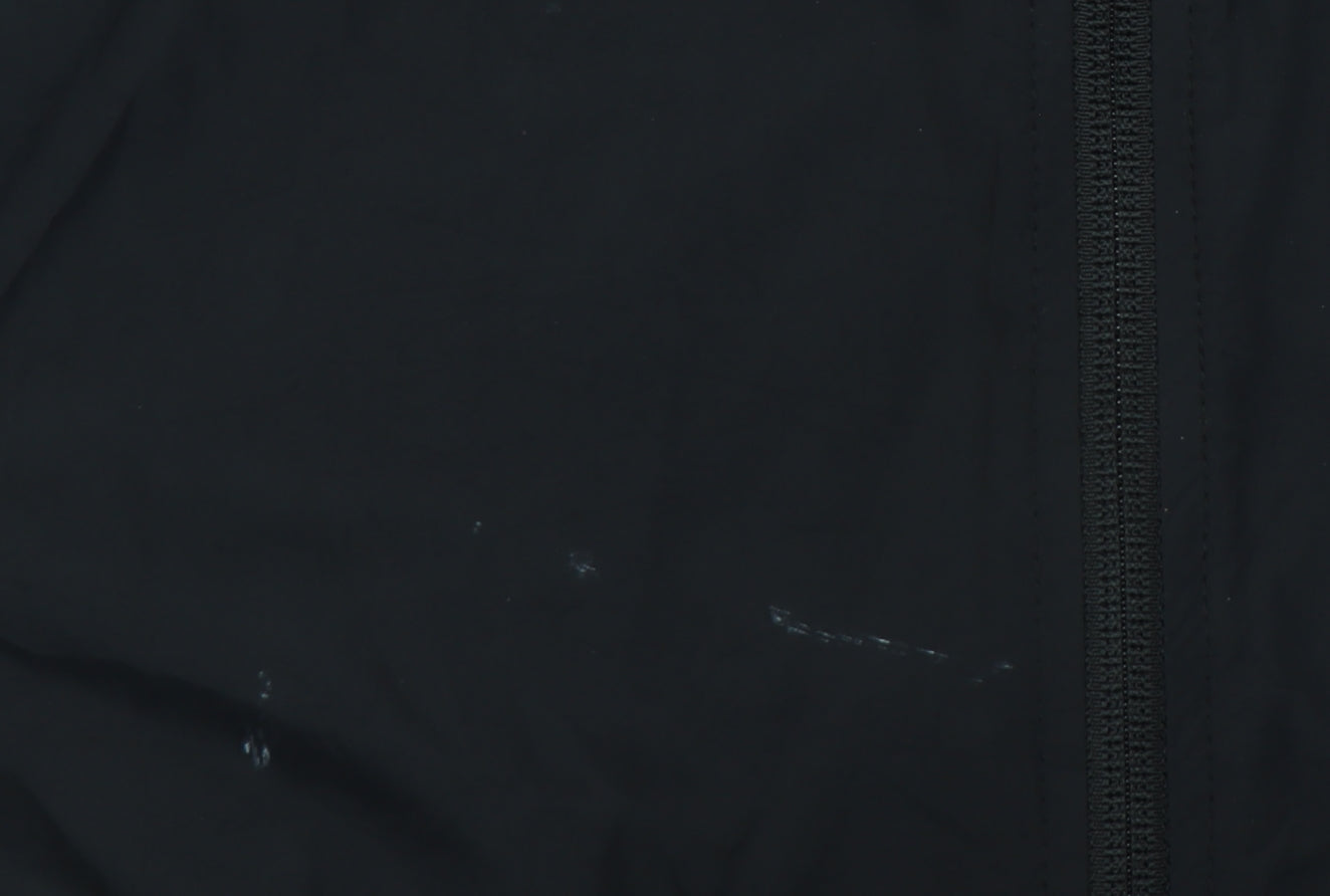 Kalenji Men's XL Black/Blue Track Jacket Reflective