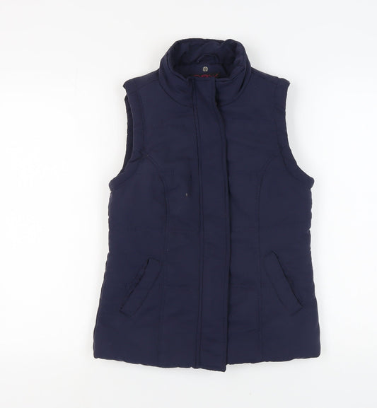 Womens UK Size 10 New Look Blue Gilet