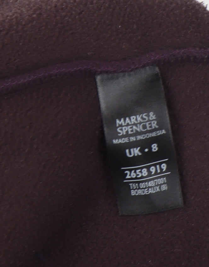 Womens UK Size 8 Marks and Spencer Purple Basic Jacket