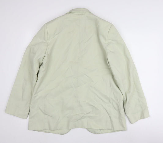 Womens UK Size 12 H&M Regular Green Blazer