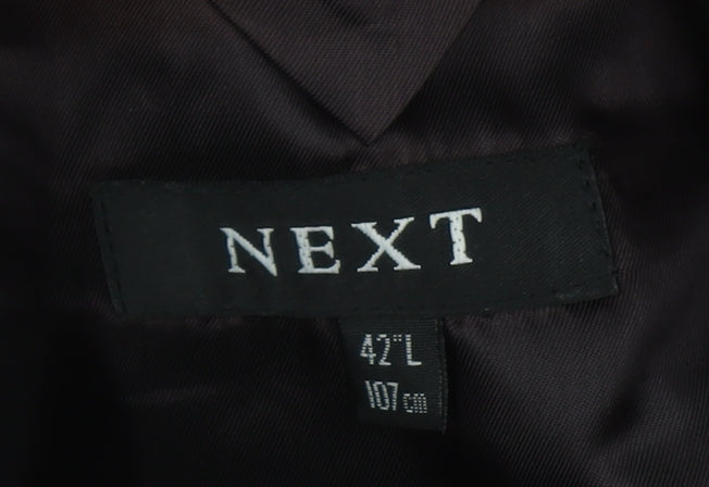 Mens UK Size 42 NEXT Regular Black Suit Jacket