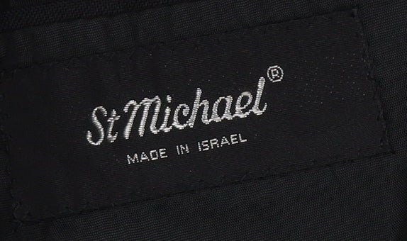 Mens UK Size 42 St Michael Regular Black Suit Tuxedo