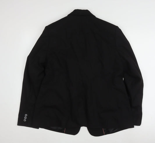 Next Women’s Black Blazer Size 16 Single-Breasted