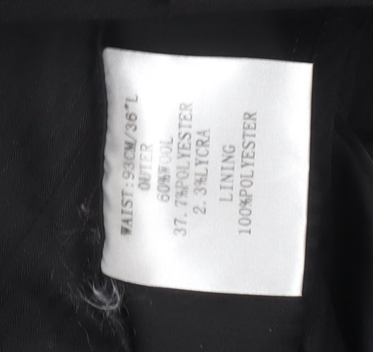 Gieves & Hawkes Men's Black Dress Pants L