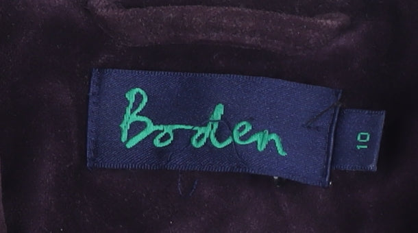 Brand and care label for Boden Women's Black Colourblock Blazer, size 10