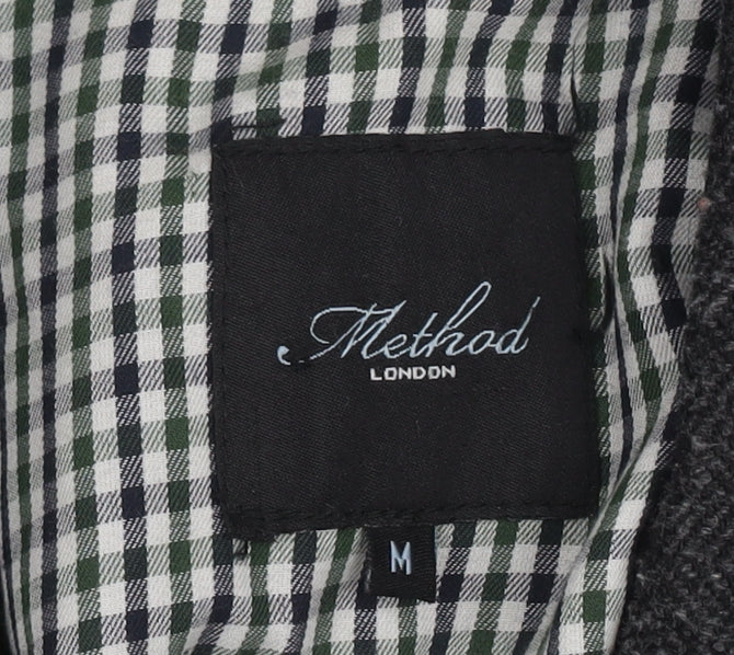 Method London Men's Grey Blazer M, Inner Pockets, Autumn