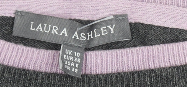 Womens UK Size 10 Laura Ashley Multicoloured Pullover Jumper