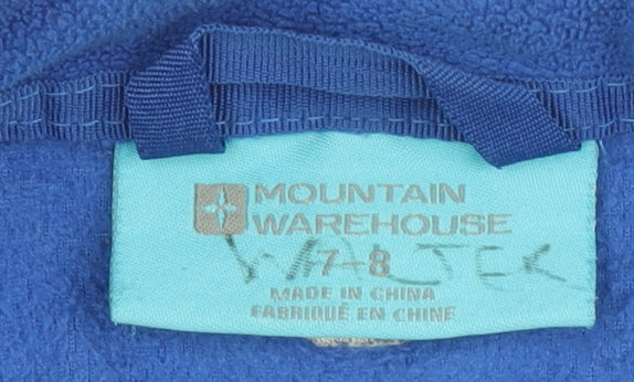 Mountain Warehouse Boys Blue Fleece Jacket 7-8 Years