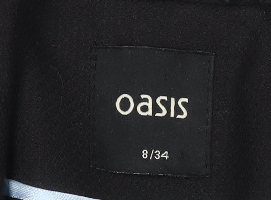 Oasis Women's Black Slim Fit Blazer Size 8