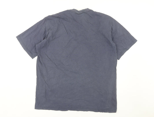 Adidas Men's Grey Graphic Print T-Shirt Size L