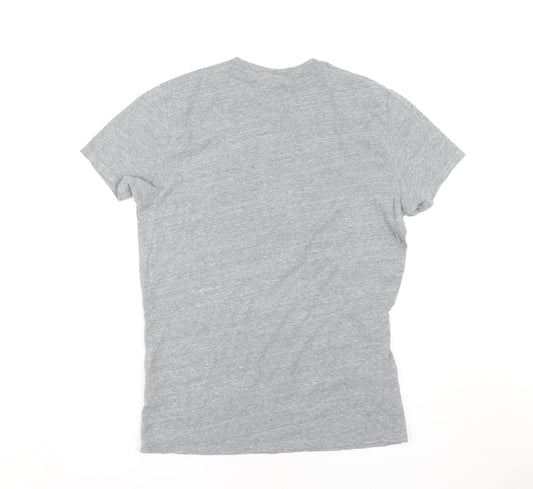 Mens UK Size S Hollister Grey T-Shirt