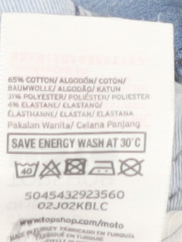 Topshop Women’s Blue Skinny Jeans Size 10