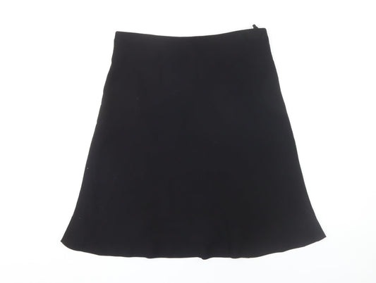 Marks and Spencer Women's Black A-Line Skirt Size 14