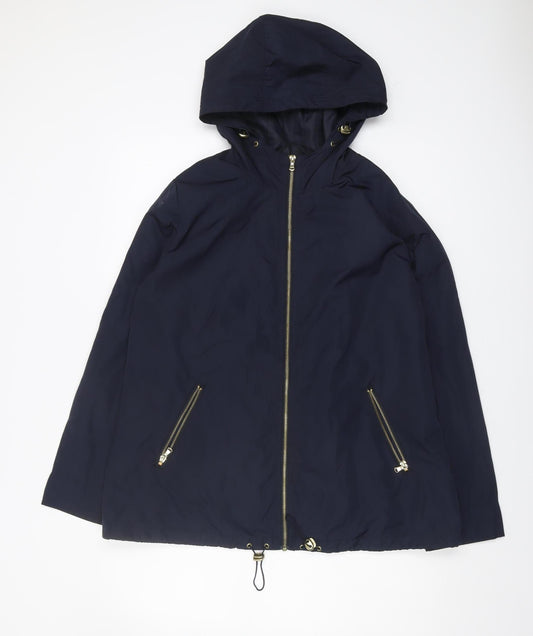Womens UK Size 12 M&Co Blue Basic Jacket