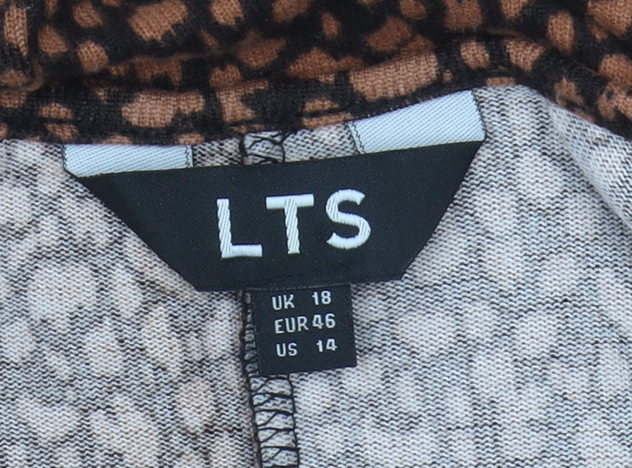 Womens UK Size 18 LTS Brown Pullover Jumper