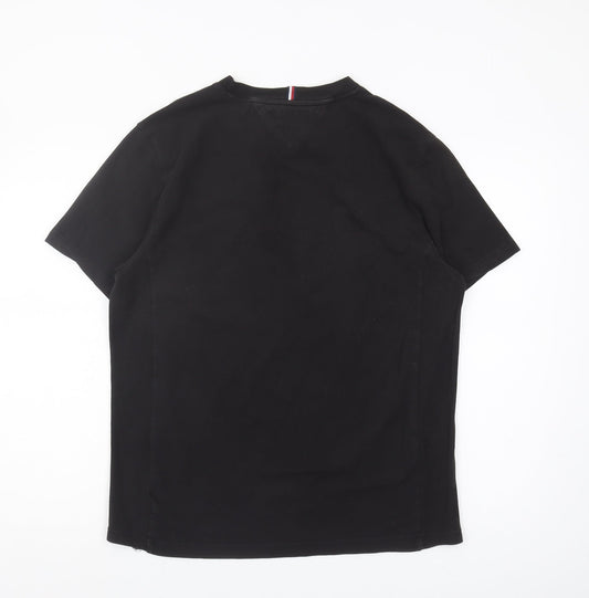 Tommy Hilfiger Men's Black Crew Neck T-Shirt - Size L