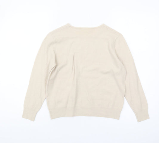 Eastex Women's Beige Pullover Jumper Size 12/14