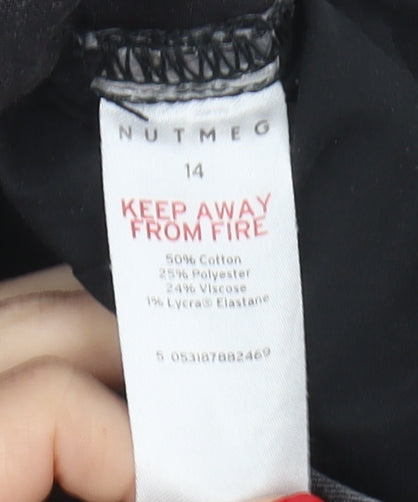 Nutmeg Women's Black Slim Jeans Size 14