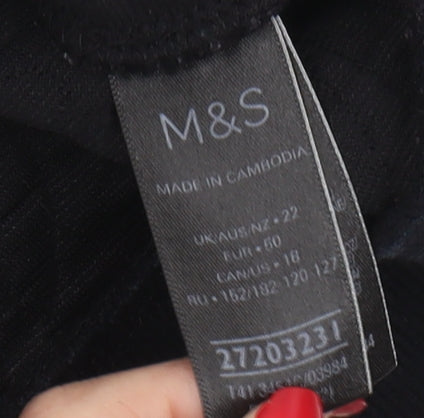 UK Size Marks and Spencer Black Pullover Sweatshirt