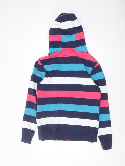 Animal Women's Multicoloured Striped Hoodie - UK 12