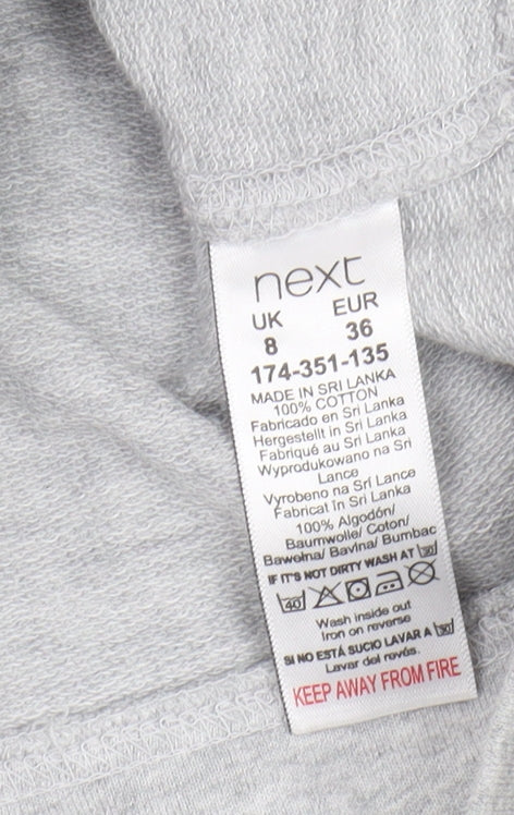 Womens UK Size 8 NEXT Grey Pullover Sweatshirt