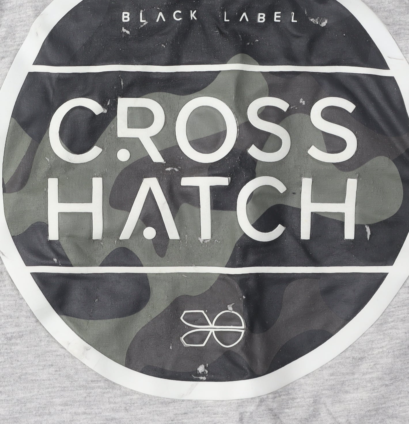 Mens UK Size 2XL Crosshatch Grey T-Shirt