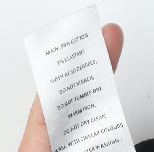 boohooMAN Black Skinny Fit Distressed Jeans 32R