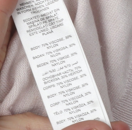 Jasper Conran Women's Pink Pullover Jumper Size 10