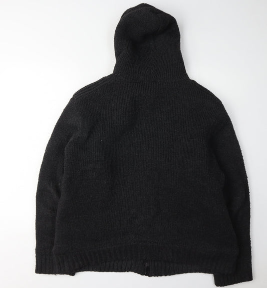 Dissident Men's 2XL Black Full Zip Hooded Jumper