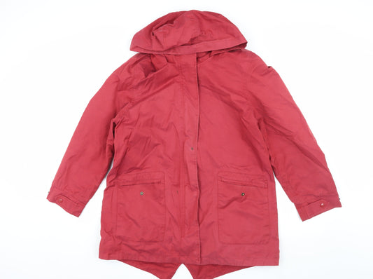 Womens UK Size UK 14 TIGI Red Parka Coat