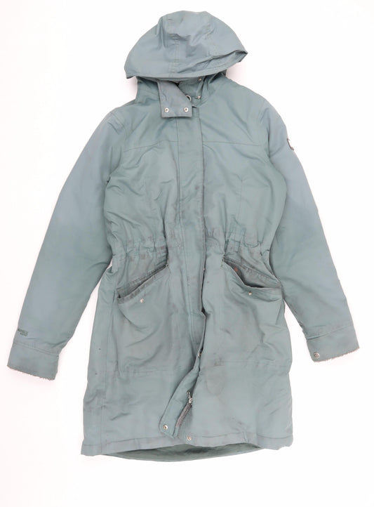 Womens UK Size 10 Regatta Green Parka Coat
