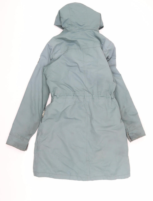 Womens UK Size 10 Regatta Green Parka Coat