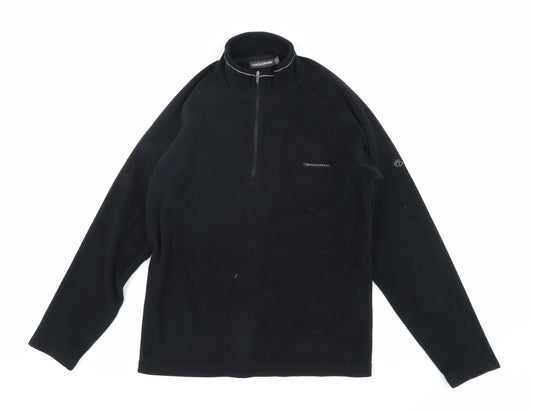 Womens UK Size 14 Craghoppers Black Henley Sweatshirt