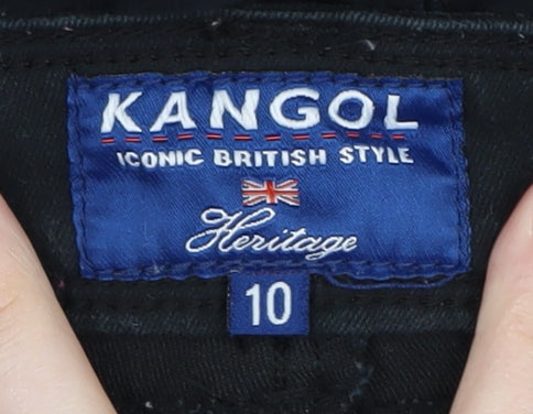 Kangol Women's Black Skinny Jeans Size 10 Stretch Denim