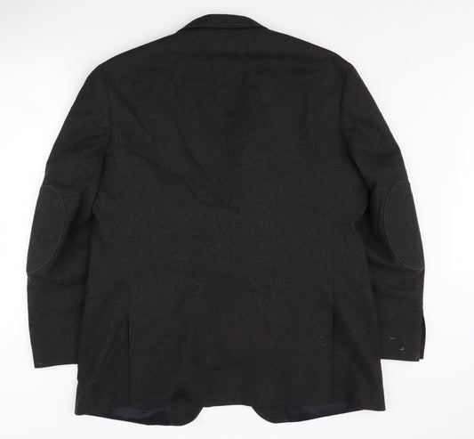 Mens UK Size 44 Marks and Spencer Regular Black Suit Jacket