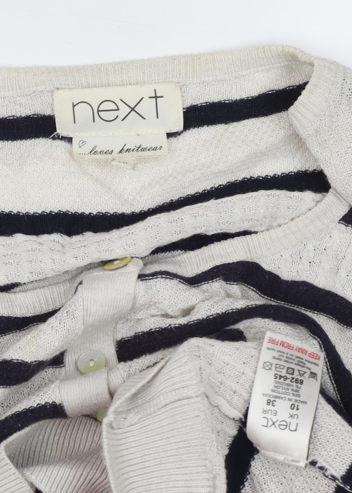 Womens UK Size 10 NEXT Multicoloured Cardigan Jumper