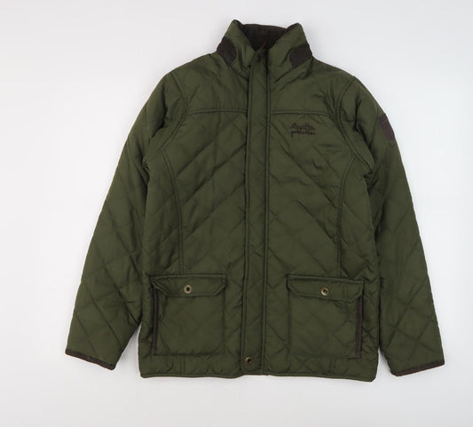 Additional front view of Regatta Green Quilted Jacket, size 36, unisex outdoor wear