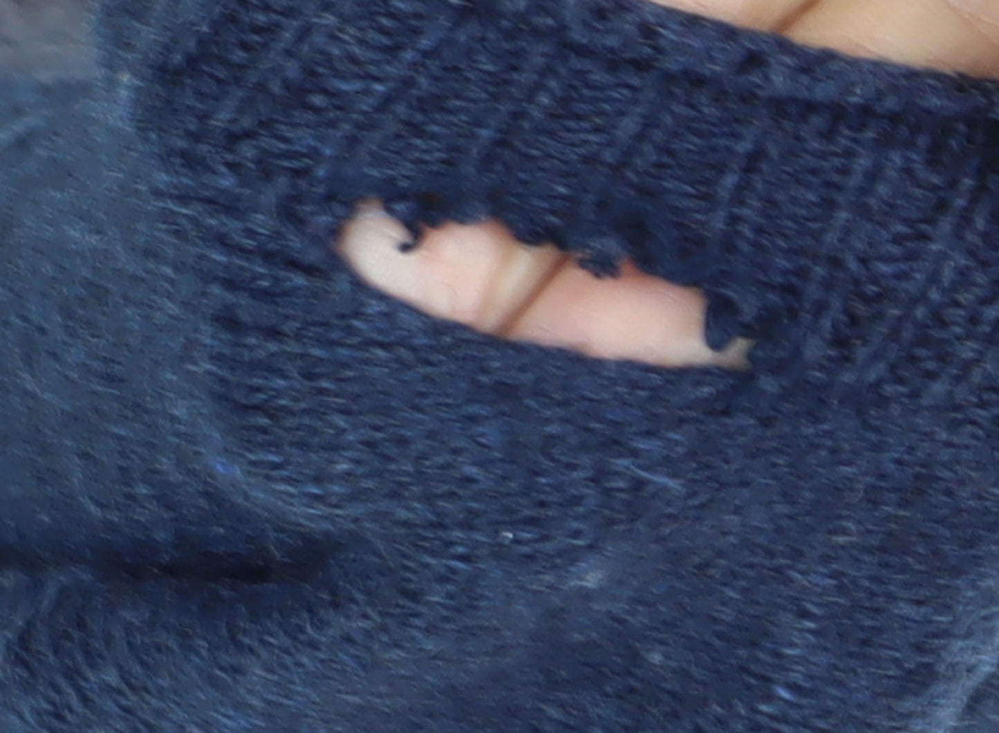 Womens UK Size 8 White Stuff Blue Pullover Jumper