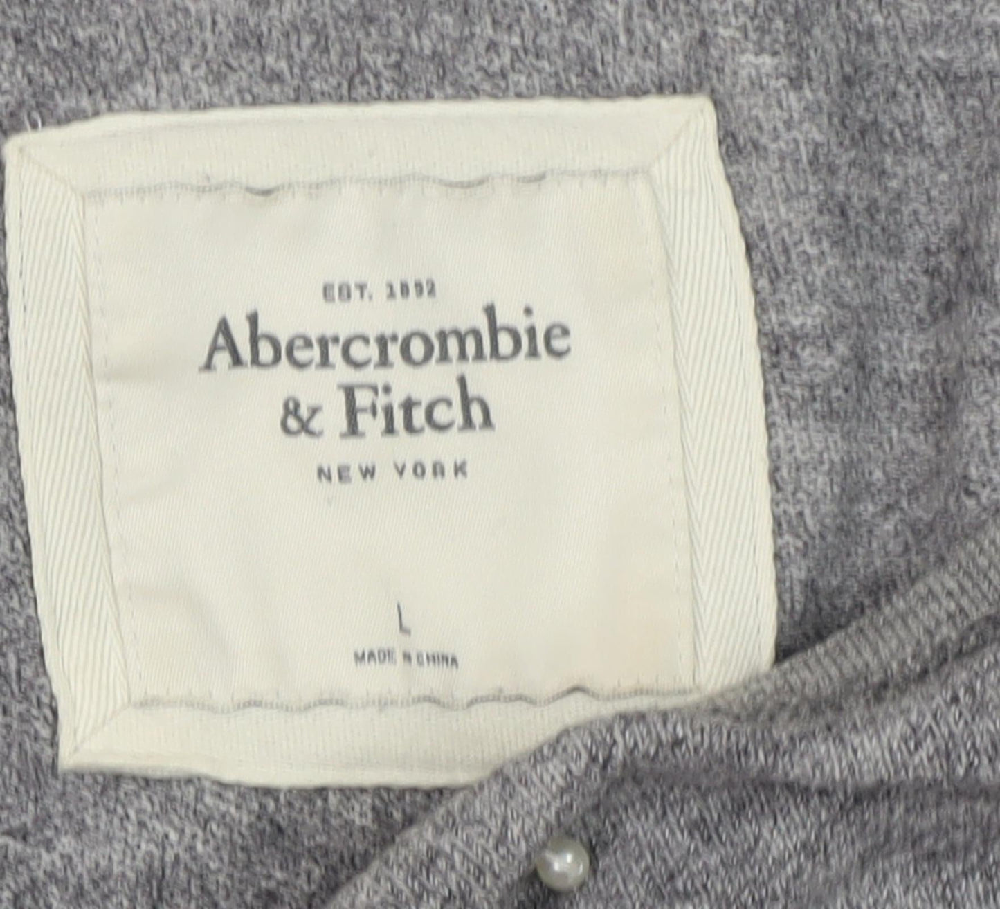 Abercrombie & Fitch Women's Grey Pullover Sweatshirt L
